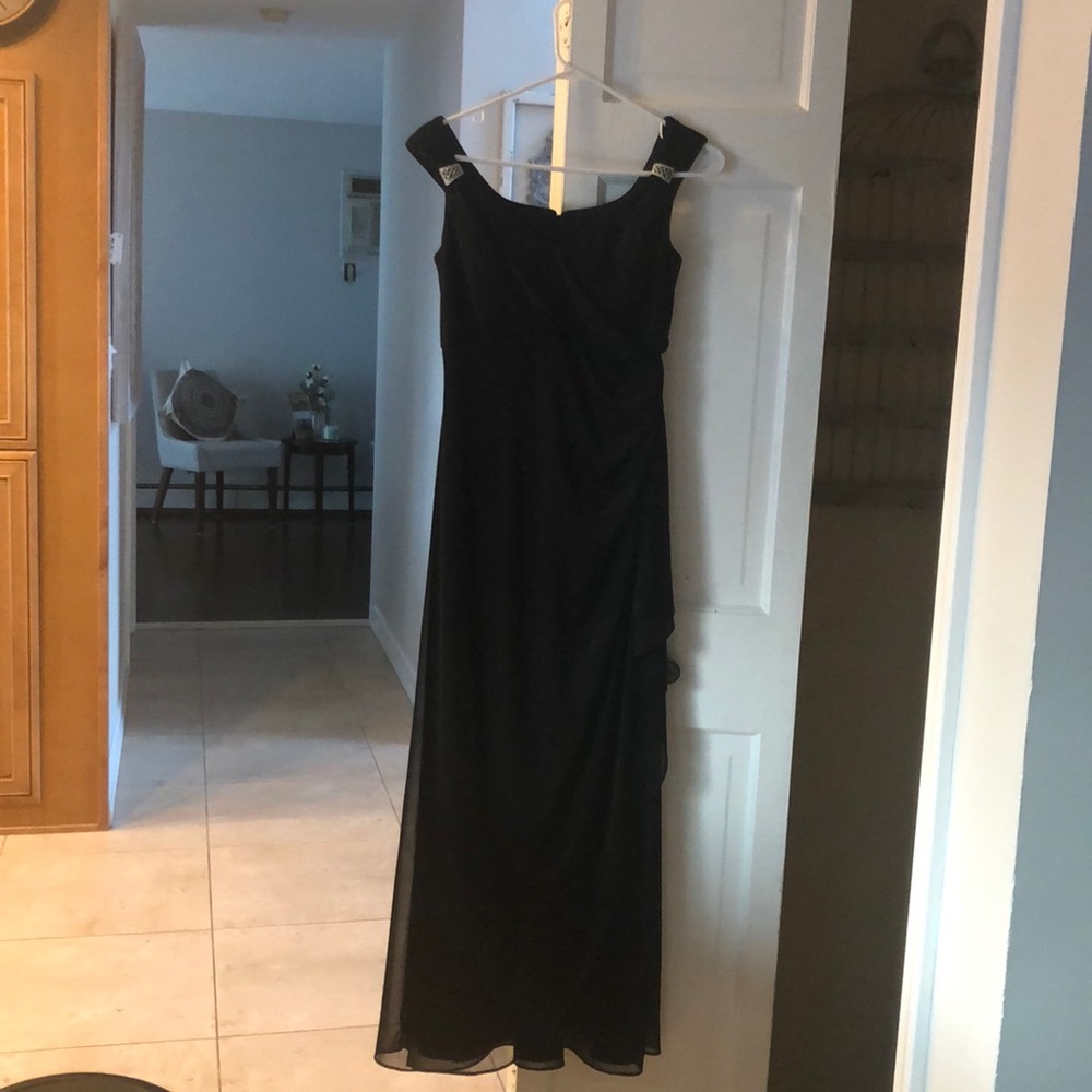 Black evening gown